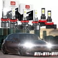 thumbnail image 1 of For Lexus CT200h 2011 2012 2013-2017 - 6x Combo LED Headlight + Fog Light Bulbs Kit 6500K White, 1 of 14