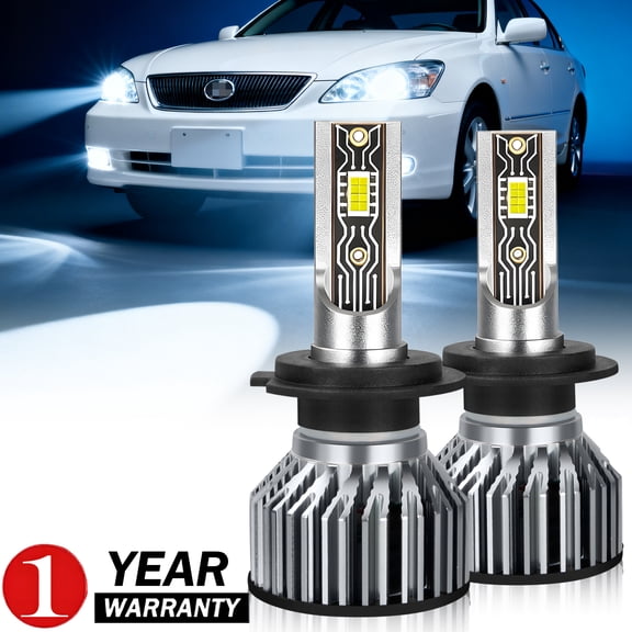 For Lexus ES300 1997-2003 LED Headlight Kit, Super Bright 6000K White, Low Beam, Plug & Play, 2-Pack