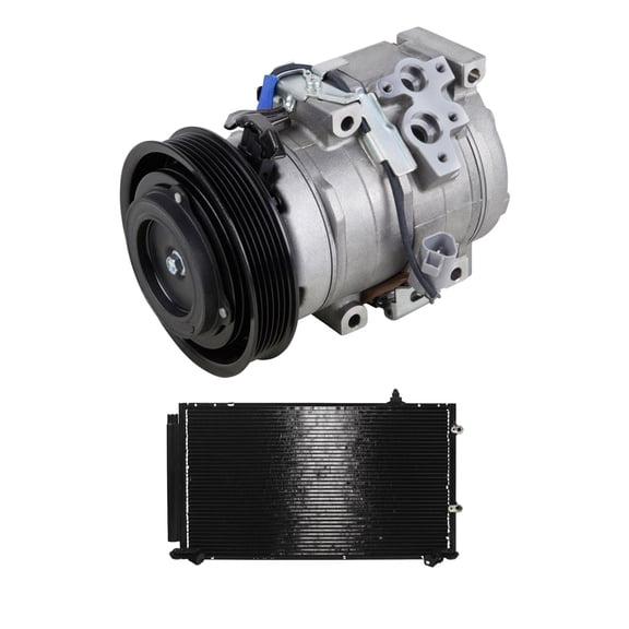For Lexus ES300 Toyota Camry OEM AC Compressor w/ A/C Condenser & Drier - BuyAutoParts