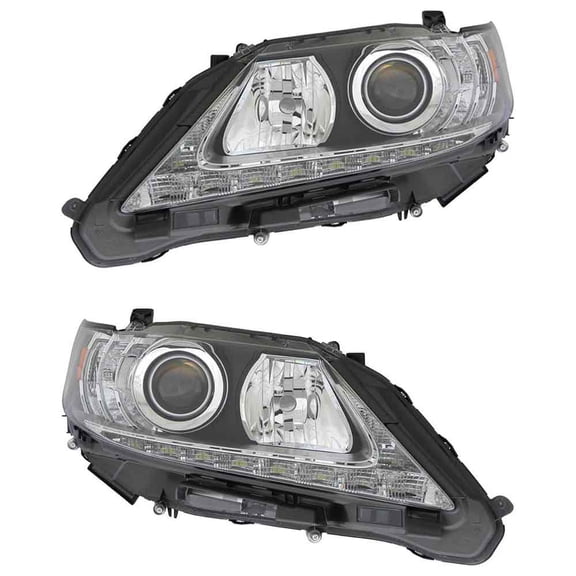 For Lexus ES300h ES350 2013 2014 2015 Pair Headlights - BuyAutoParts