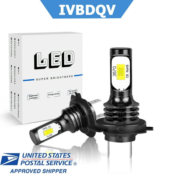 For Lexus ES350 2007 2008 2009 LED Headlight Bulb H7 Low Beam Super Bright 6500K White Pack of 2