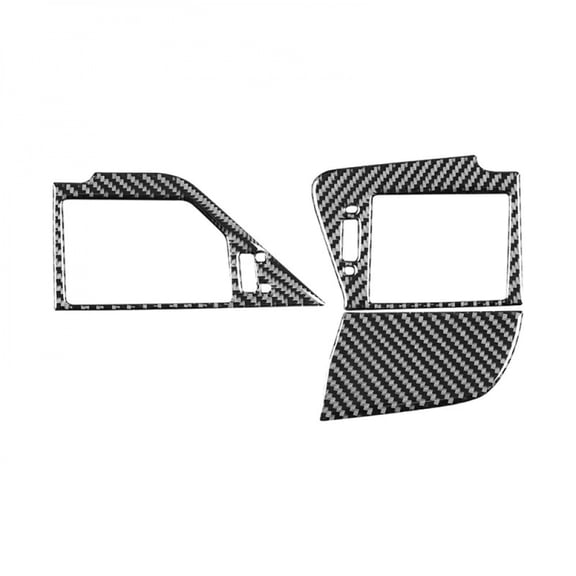For Lexus GS 2013-2019 Car Interior Accessories Carbon Fiber Auto Left and Right Air Vents Decoration Frame Trim Cover Stickers.