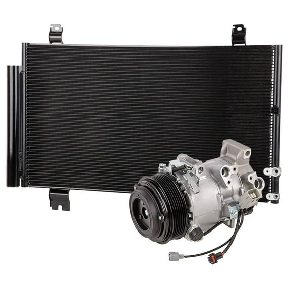For Lexus GS300 GS350 & IS250 AC Compressor w/ A/C Condenser & Drier - BuyAutoParts
