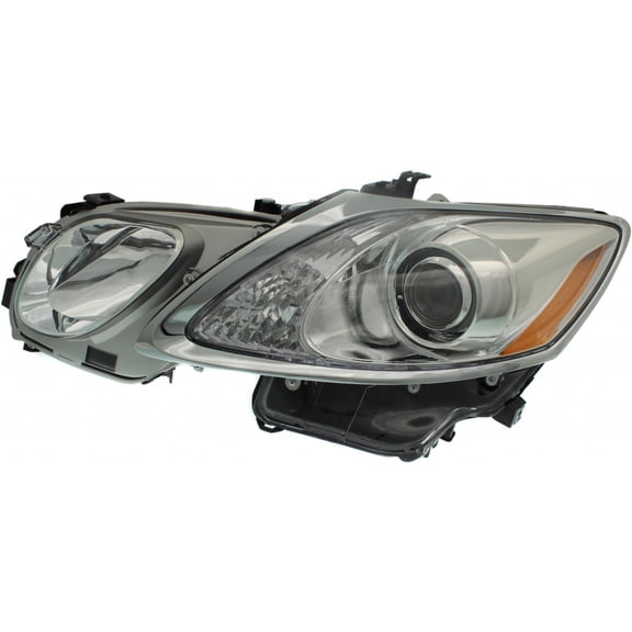 For Lexus GS350/GS460 2007-2011 Headlight Driver Side | Lens & Housing | HID | Replacement For LX2518145 | 191275655191, 8107030B72