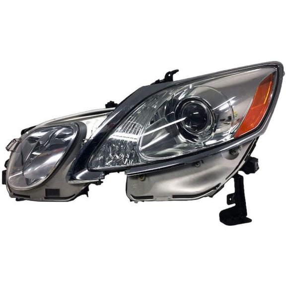 For Lexus GS350/GS460 2007-2011 Headlight Driver Side | Lens & Housing | w/ Adaptive | HID | Replacement For LX2518164 | 191275844212, 8107030B52