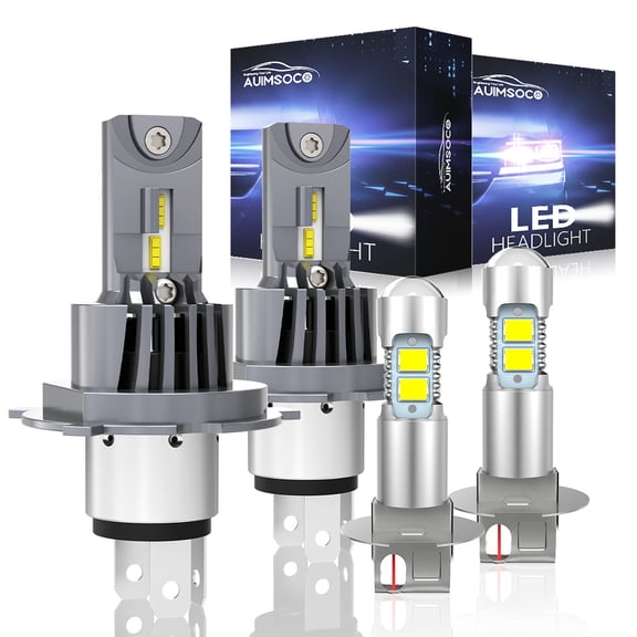 For Lexus LS400 1993-1994 LED Headlight Bulbs Kit High / Low Beam + Fog Light Plug-N-Play 50000 Hours Lifespan