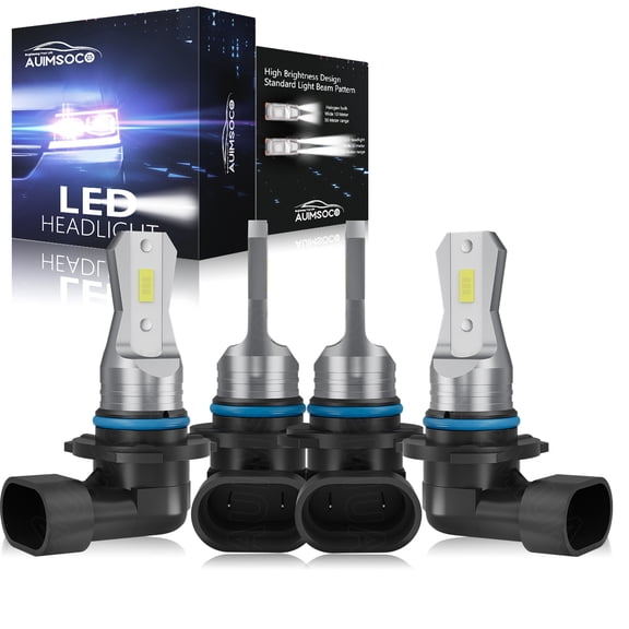 For Lexus LS400 1998-2000 4PCS LED Headlight Bulbs 6500K Cool White High Low Beam Combo Kit