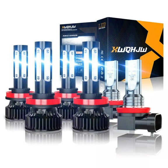 For Lexus LS430 2001-2006 - 6x 6500K LED Headlight Bulbs High Low Beam Combo Kit