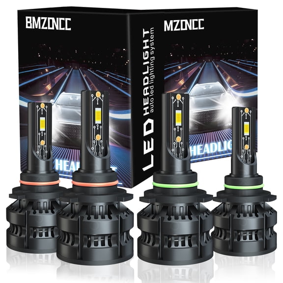 For Lexus LS430 2001-2006 Front LED Headlight High/Low Beam 9005 Bulbs 6000K