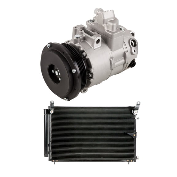 For Lexus LS430 2004 2005 2006 AC Compressor w/ A/C Condenser & Drier - BuyAutoParts