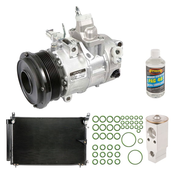 For Lexus LS430 2004 2005 2006 OEM AC Compressor w/ Condenser Drier - BuyAutoParts