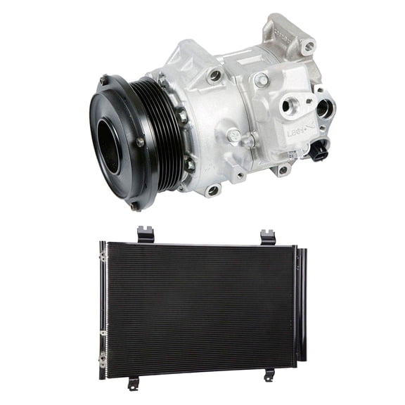 For Lexus LS460 2007-2013 OEM AC Compressor w/ A/C Condenser & Drier - BuyAutoParts