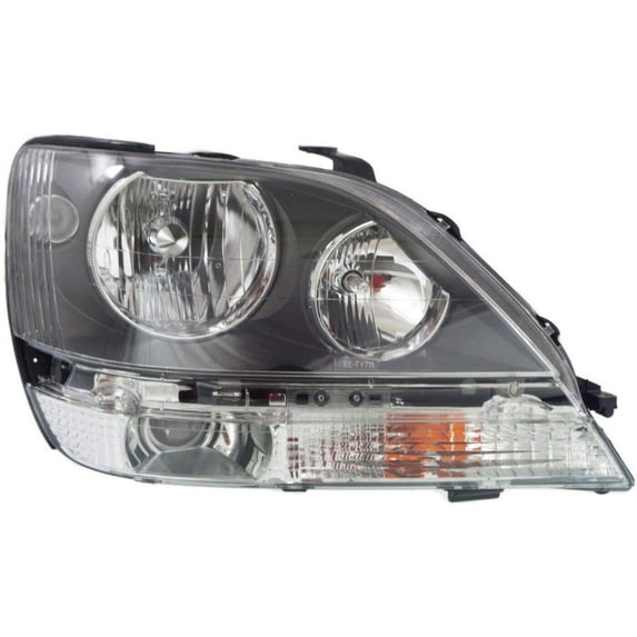 For Lexus RX300 1999-2000 Headlight Assembly Black Bezel Passenger Side CAPA Certified LX2503103C
