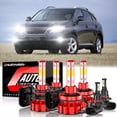 thumbnail image 1 of For Lexus RX350 2007 2008 2009 Combo LED Headlight Hi&Lo Beam + Fog Light Bulbs Kit 6x 6000K White, 1 of 14