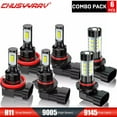 thumbnail image 1 of For Lexus RX350 2007 2008 2009 - LED Headlight High Low Beam Fog Light Bulbs Kit 6000K Pure White 6 Pack, 1 of 14