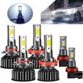 thumbnail image 1 of For Lexus RX350 2010-2015 Combo 6x LED High Low Beam Headlight Fog Light Bulbs 6000K, 1 of 12