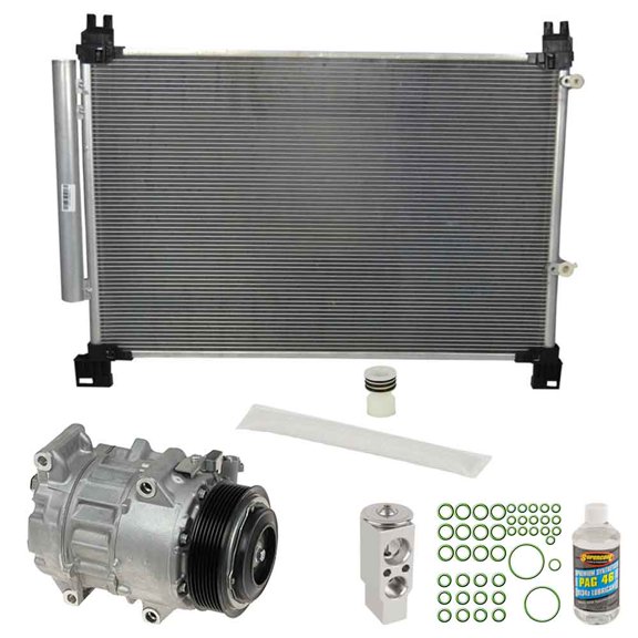 For Lexus RX350 2016 OEM AC Compressor w/ A/C Condenser & Drier - BuyAutoParts