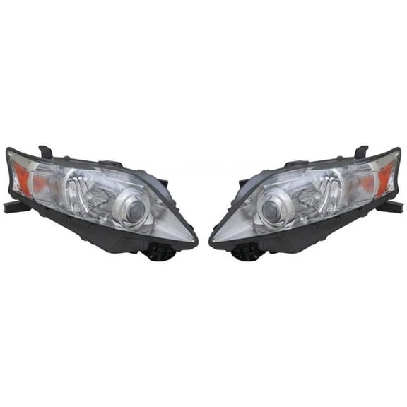 For Lexus RX350 Headlight 2010 2011 2012 Pair Driver and Passenger Side HID CAPA Certified For LX2502148 | 81150-0E061
