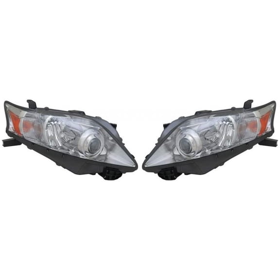 For Lexus RX350 Headlight 2010 2011 2012 Pair Driver and Passenger Side HID For LX2502148 | 81150-0E061