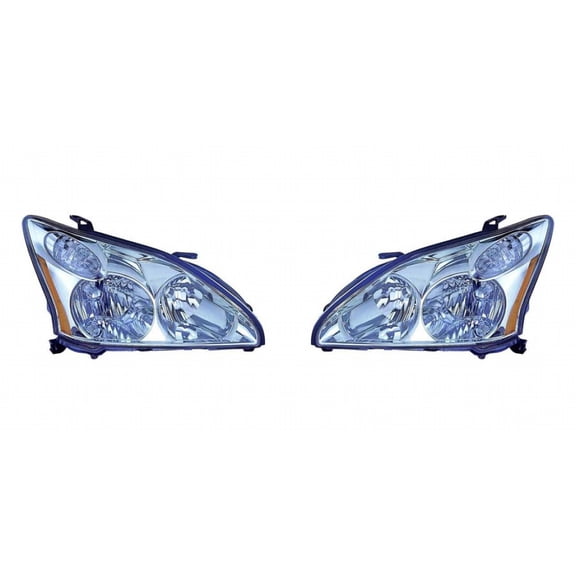 For Lexus RX350 Headlight Assembly 2007 2008 2009 Pair Driver and Passenger Side w/ Bulbs DOT Certified For LX2502135