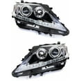 thumbnail image 1 of For Lexus RX350 / RX450H Headlight 2013 2014 2015 Pair Driver and Passenger Side w/ LED For LX2518138 | 81170-48A80, 1 of 4