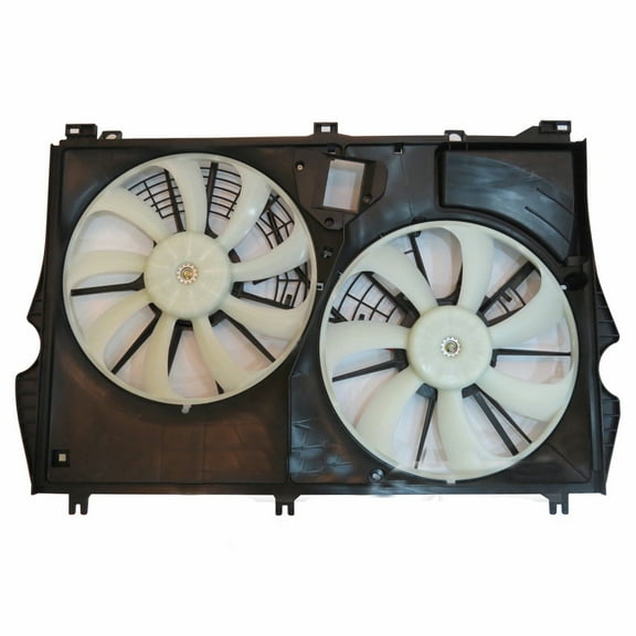For Lexus RX350 Radiator and A/C Condenser Fan Assembly 2016 17 18 2019 w/Transmission Oil Cooler For LX3115142 | 16711 0P340