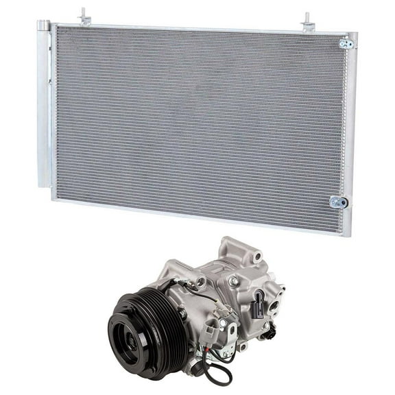 For Lexus RX350 Toyota Sienna 2011 AC Compressor w/ A/C Condenser Drier - BuyAutoParts