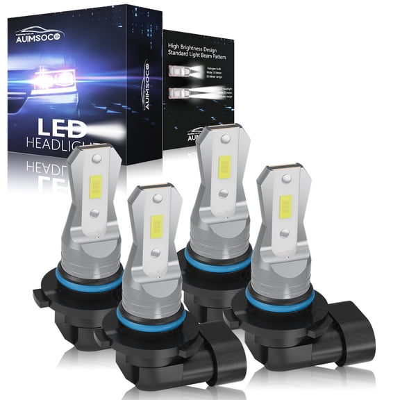 For Lexus SC400 1992-2000 4PCS LED Headlight Bulbs 6500K Cool White High Low Beam Combo Kit