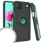 For Lg K92 5G Lm-K920 Magnetic O-Ring Stand Case Phone Cover
