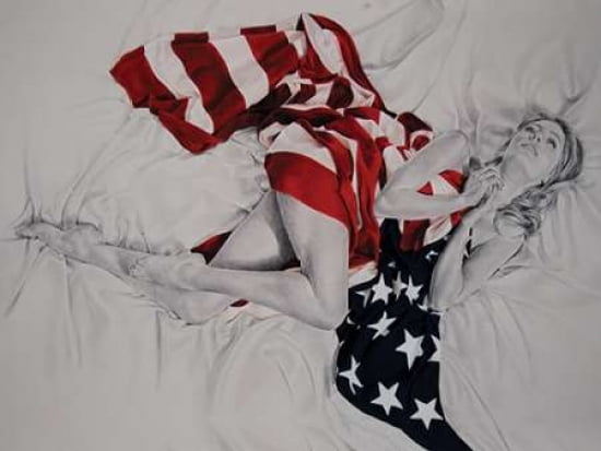 For Liberty No1 Canvas Art - T Good (18 x 24)