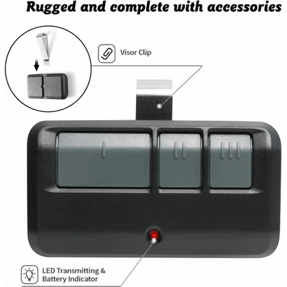 For Liftmaster Chamberlain 893Lm 953Ev-P2 81Lm 3Button Garage Door Opener Remote