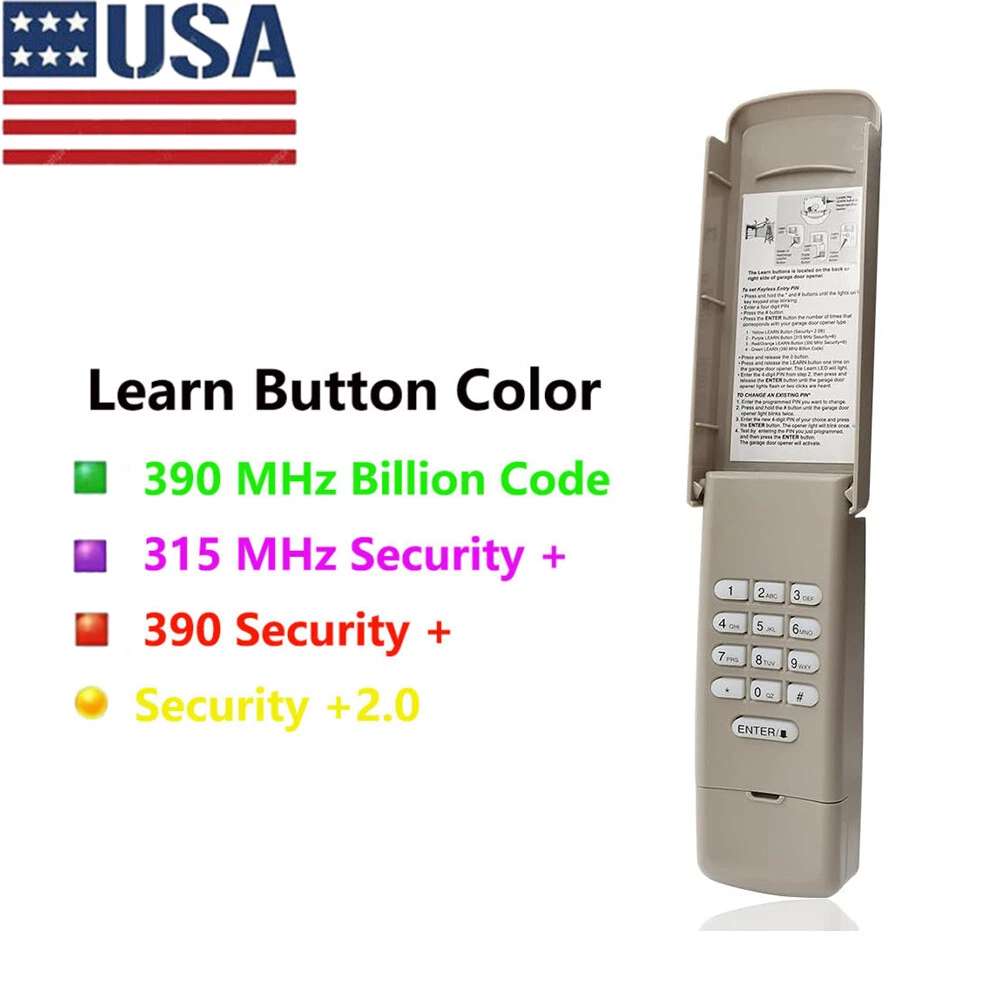 For Liftmaster Chamberlain Garage Door Opener Wireless Keypad 877Lm G940Ev-P2