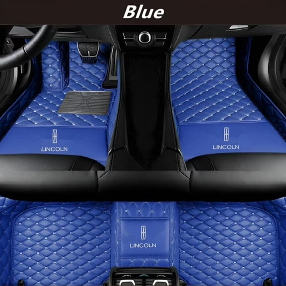 For Lincoln Car Floor Mats All Models Waterproof Leather Auto Liners Carpets Luxury Custom