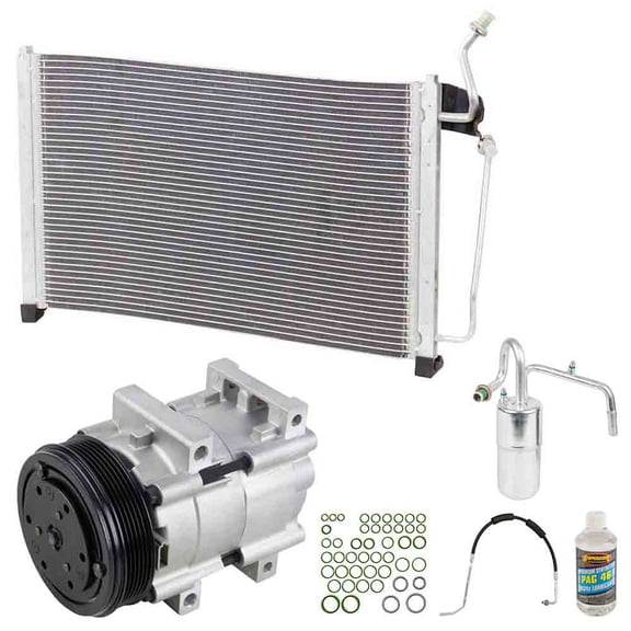 For Lincoln Continental 1993 1994 A/C Kit w/ AC Compressor Condenser & Drier - BuyAutoParts