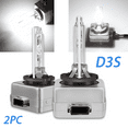 thumbnail image 1 of For Lincoln MKZ 2010-2012 D3S HID/Xenon Headlight Low Beam Bulb Kit 35W 6000K White 2Pcs, 1 of 9