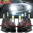 thumbnail image 1 of For Lincoln Navigator 2003-2006 - 6000K LED Headlight High Low Beam Fog Bulbs, 1 of 12