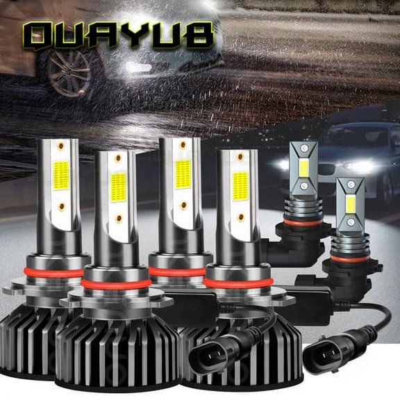 For Lincoln Navigator 2003-2006 Combo LED Headlight Hi-Low Fog Light Bulbs Kit