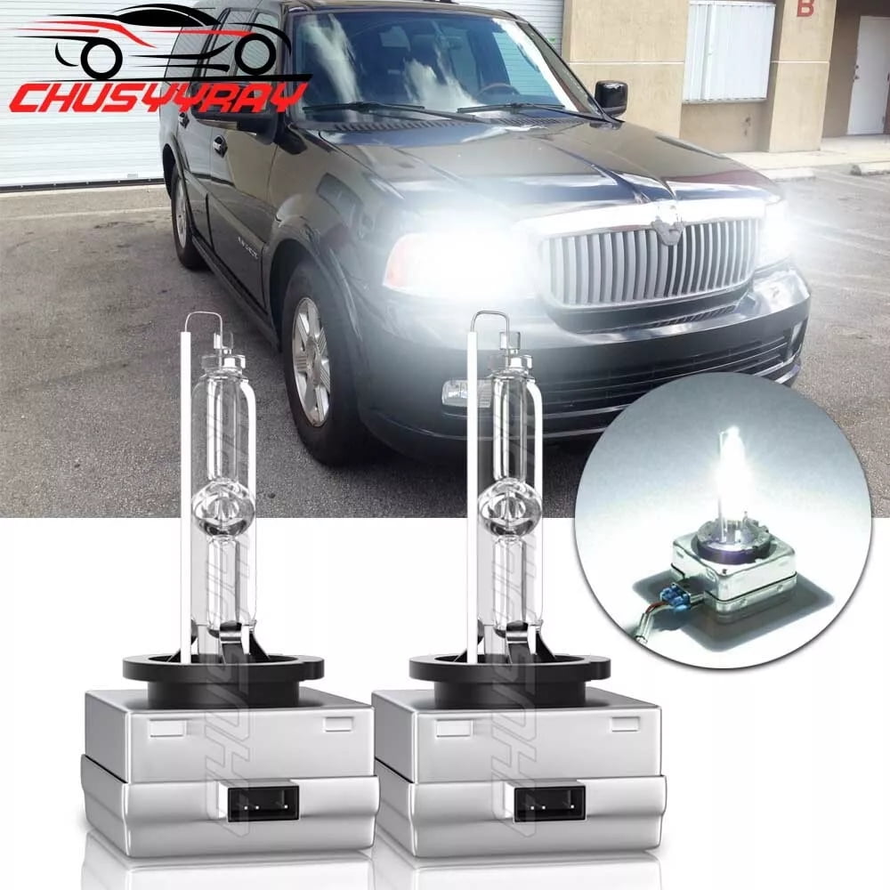 For Lincoln Navigator 2003-2006 HID Xenon D1S Headlight Low Beam Bulbs 6000k White 2 Pack