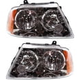 thumbnail image 1 of For Lincoln Navigator Headlight Assembly 2004 2005 2006 Pair Driver and Passenger Side DOT Certified For FO2502209 + FO2503209, 1 of 4