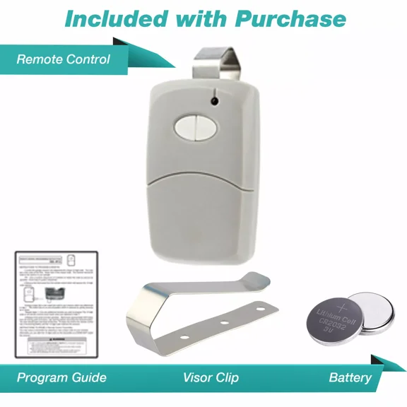 For Linear Multi-Code MCS412001 Garage Door Opener Remote Transmitter 2 button