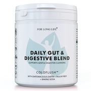 For Long Life Coloflush - Gentle Intestinal Cleansing Supplement with Polysaccharide Prebiotic Fiber for Optimal Digestive Health