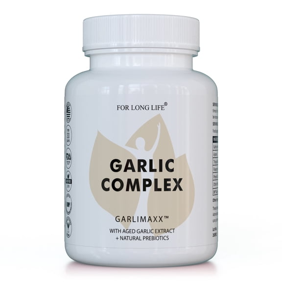 For Long Life Garlic Complex   GARLIMAXX: Your Premium Daily Garlic Supplement for Enhanced Immunity and Overall Wellbeing