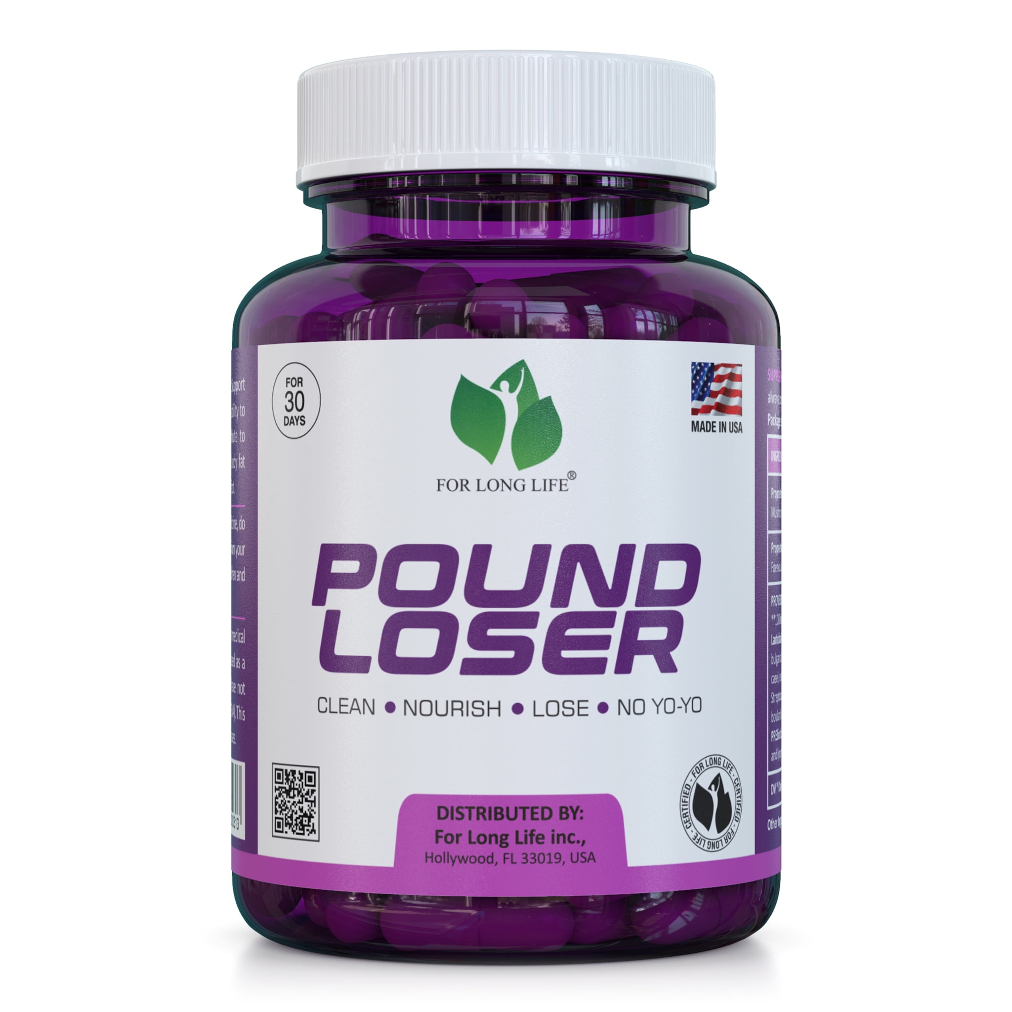 For Long Life Poundloser Best Vegan Natural Weight Loss