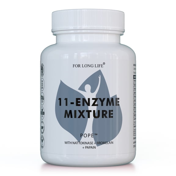 FOR LONG LIFE POWER OF PROTEOLYTHIC | Immune Defense | Regular Strength | Pancreatic Enzymes Digestion for Women and Men - Includes Pancreatic Enzymes