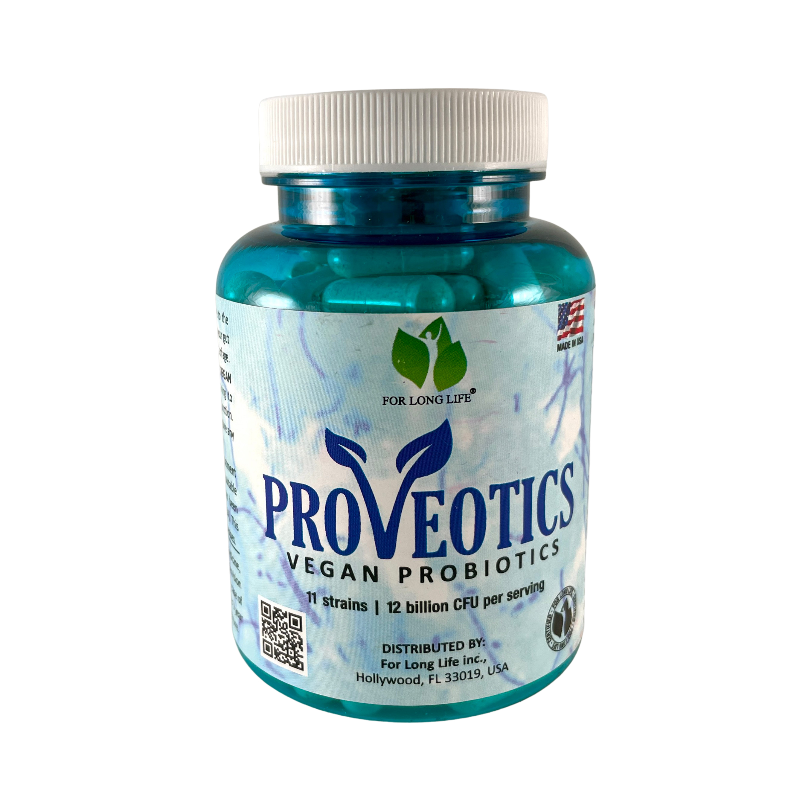 For Long Life Proveotics Vegan Probiotic Supplement Digestive