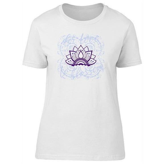 For Love Be Blossom / Mandala T-Shirt Women -Image by Shutterstock, Female Medium