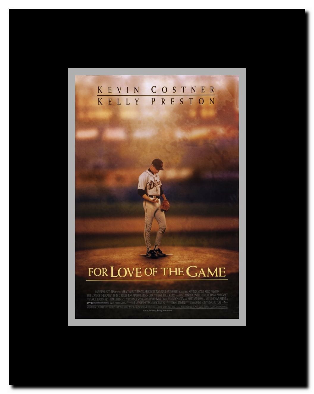 For Love of the Game Framed Movie Poster