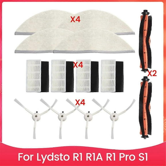 For Lydsto R1, R1A, R1 Pro, S1 Parts Accessories Main Brush As Shown