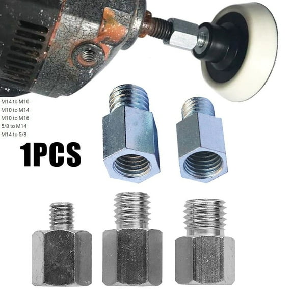 For M14 To M10 Angle Grinder Interface Connector Converter Adapter Polisher Adapter 5/8 To M14