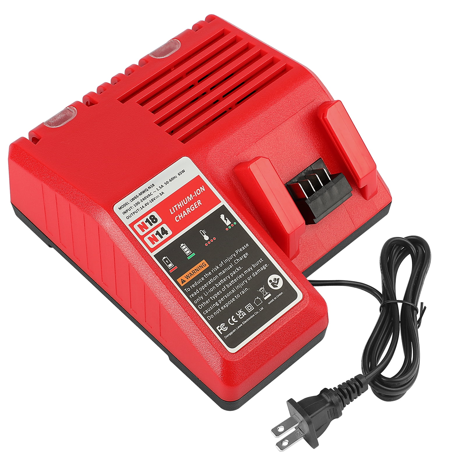  for M18 Battery Charger, 4-Ports Battery Charger Station  Compatible with Milwaukee 18v Lithium Ion Battery and Milwaukee Tools  48-11-1850 48-11-1840 48-11-1815 48-11-1828 Milwaukee Charger : Tools &  Home Improvement